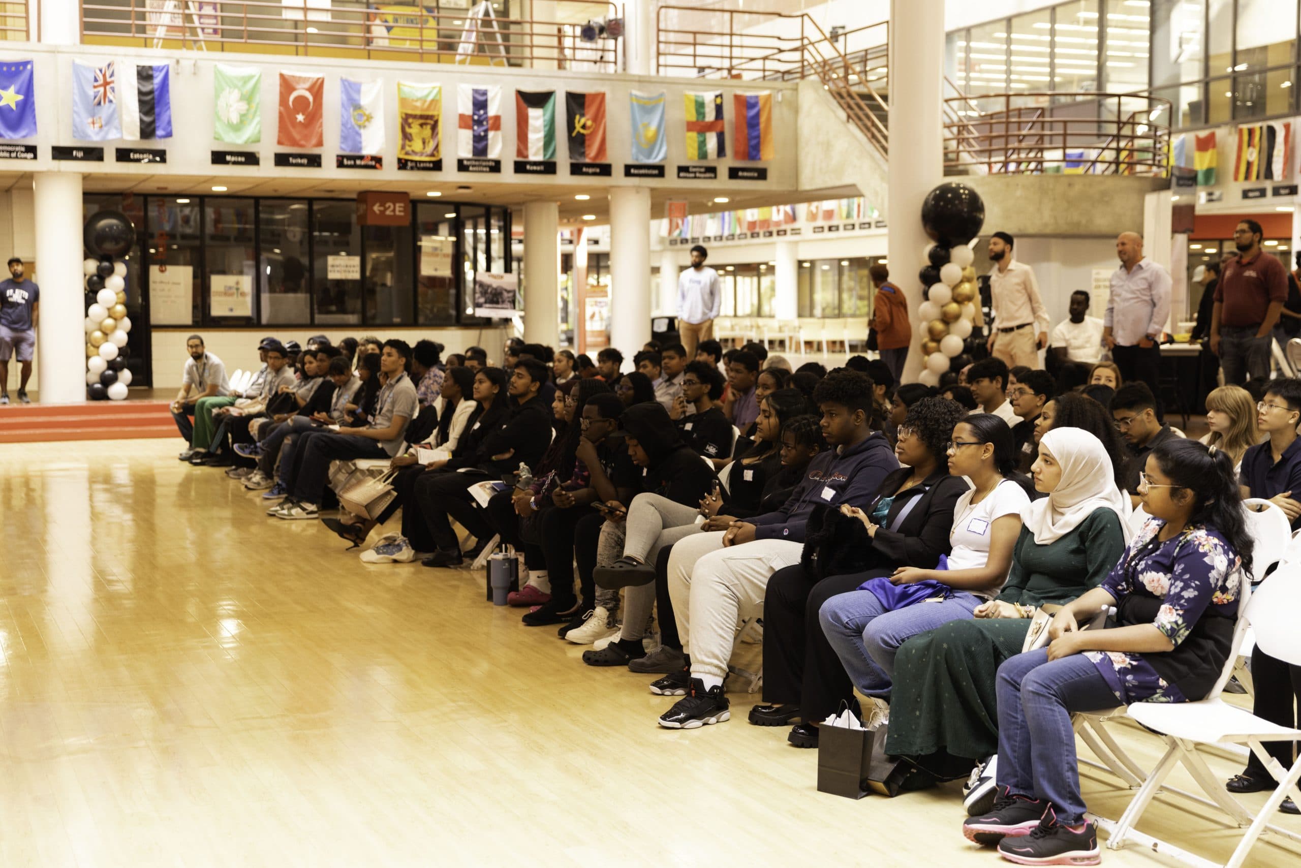 Hundreds of young people at the Youthpreneur Summit at York College